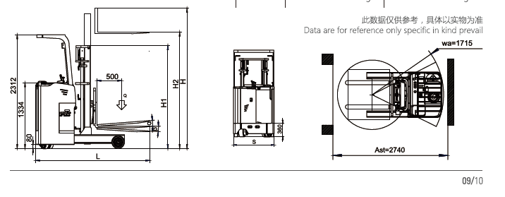 Seated Type Reach Truck